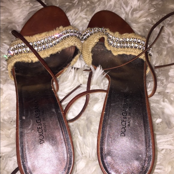 Dolce & Gabbana Swarovski slides*heels* sandals 40 - Picture 2 of 8